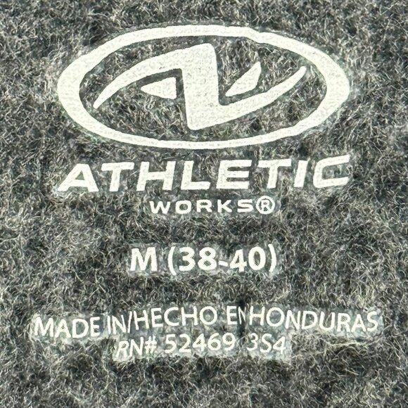 Athletic Works Men's Fleece Dark Gray Sweatshirt M (38-40) Moisture Wicking NWT - Picture 7 of 10